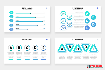 5 Step Infographic Slides