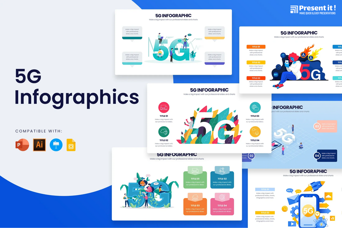 5G Infographic Templates