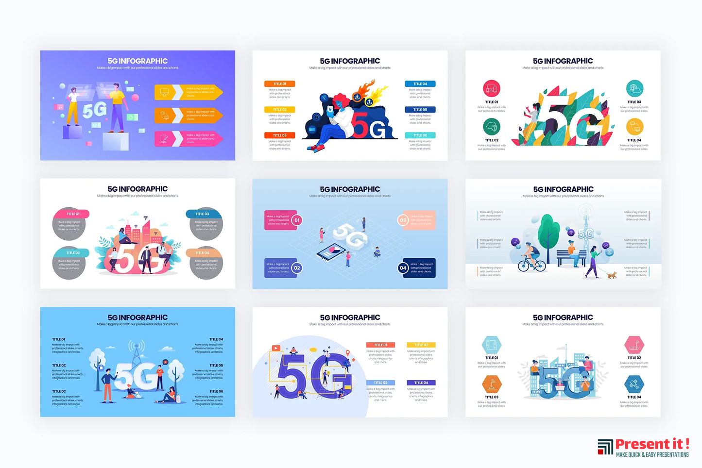 5G Infographic Templates