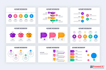 Alphabet Infographic Templates