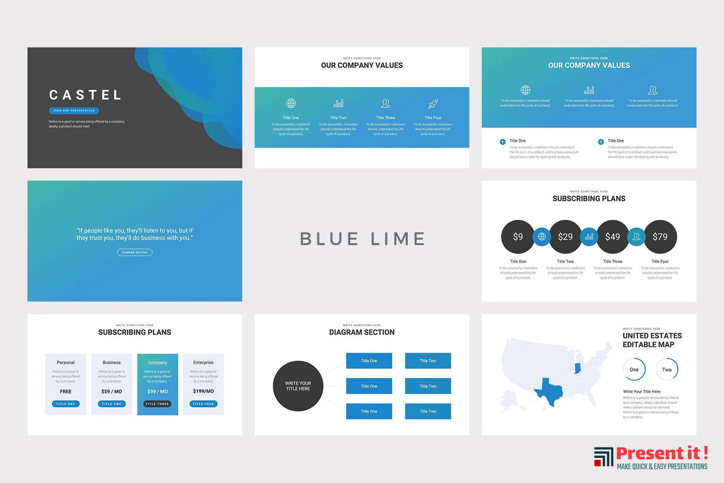 Castel PowerPoint Template