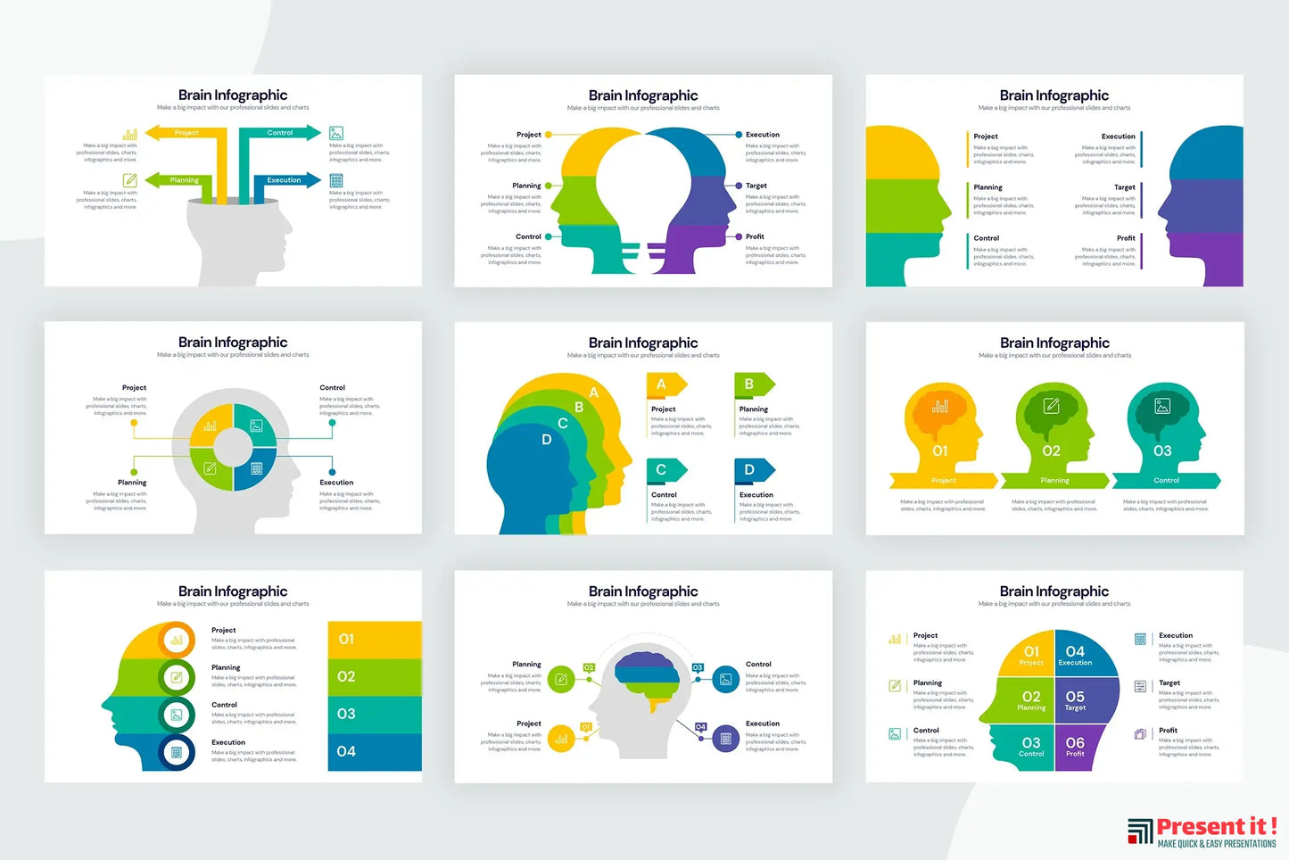 Brain Infographic Templates