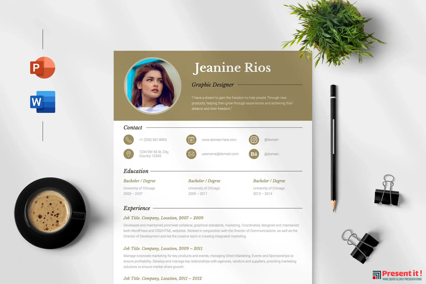 Chloe - Resume Template