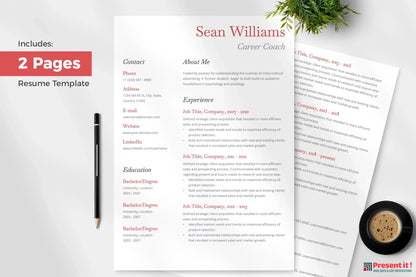 Elijah - Resume Template