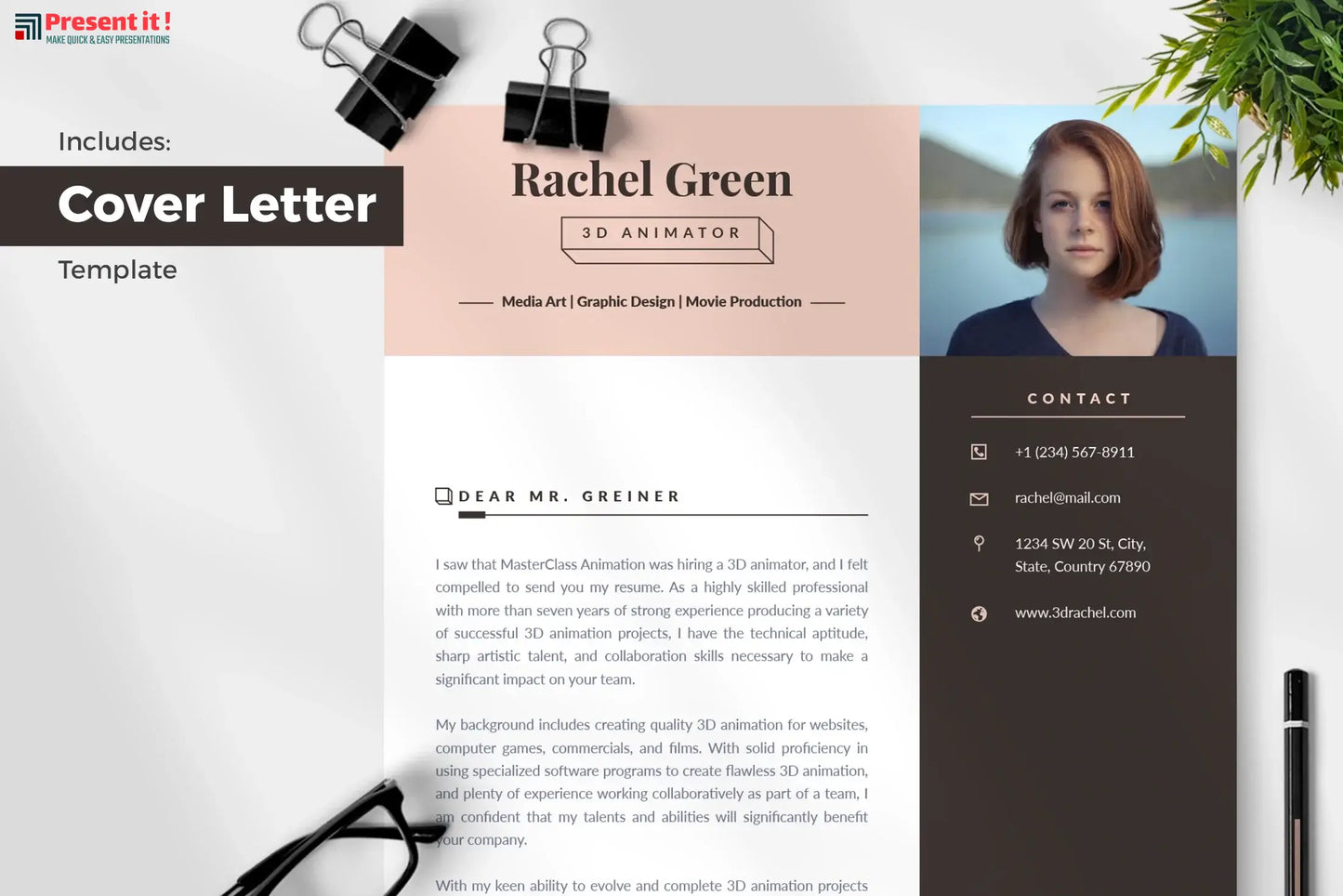 Ella Resume + Cover Letter Template