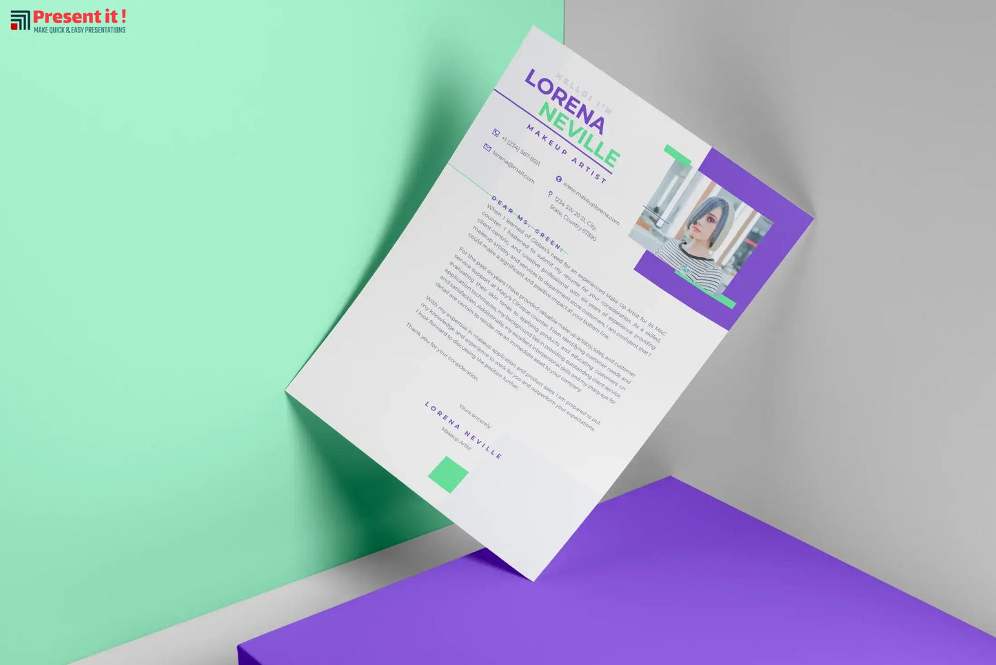 Eva Resume + Cover Letter Template