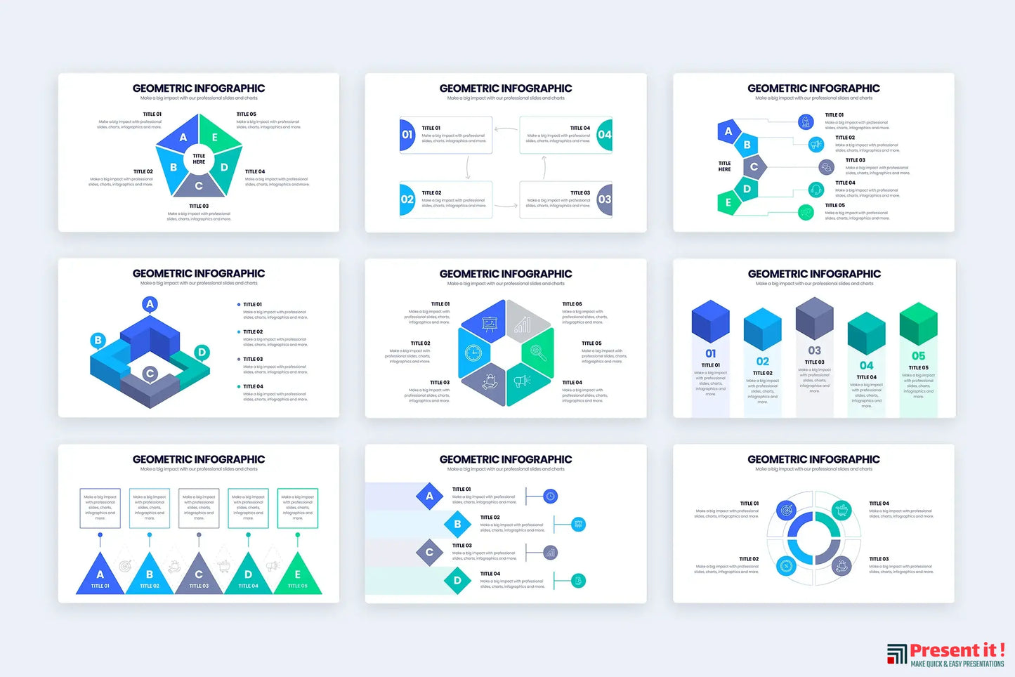 Geometric Infographic Templates