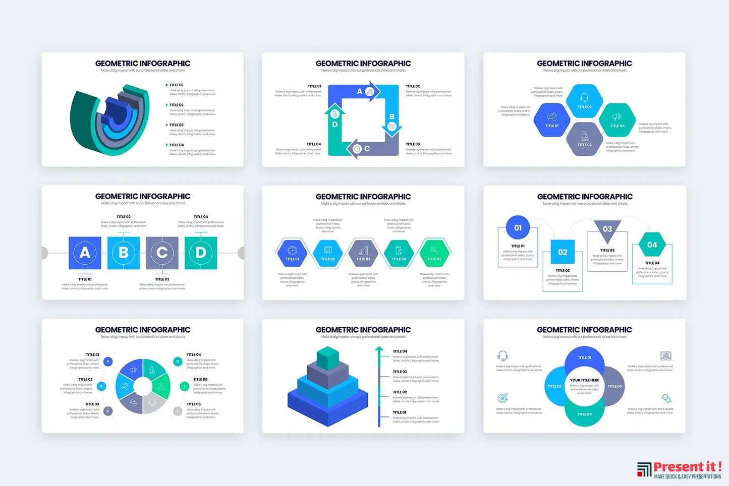 Geometric Infographic Templates