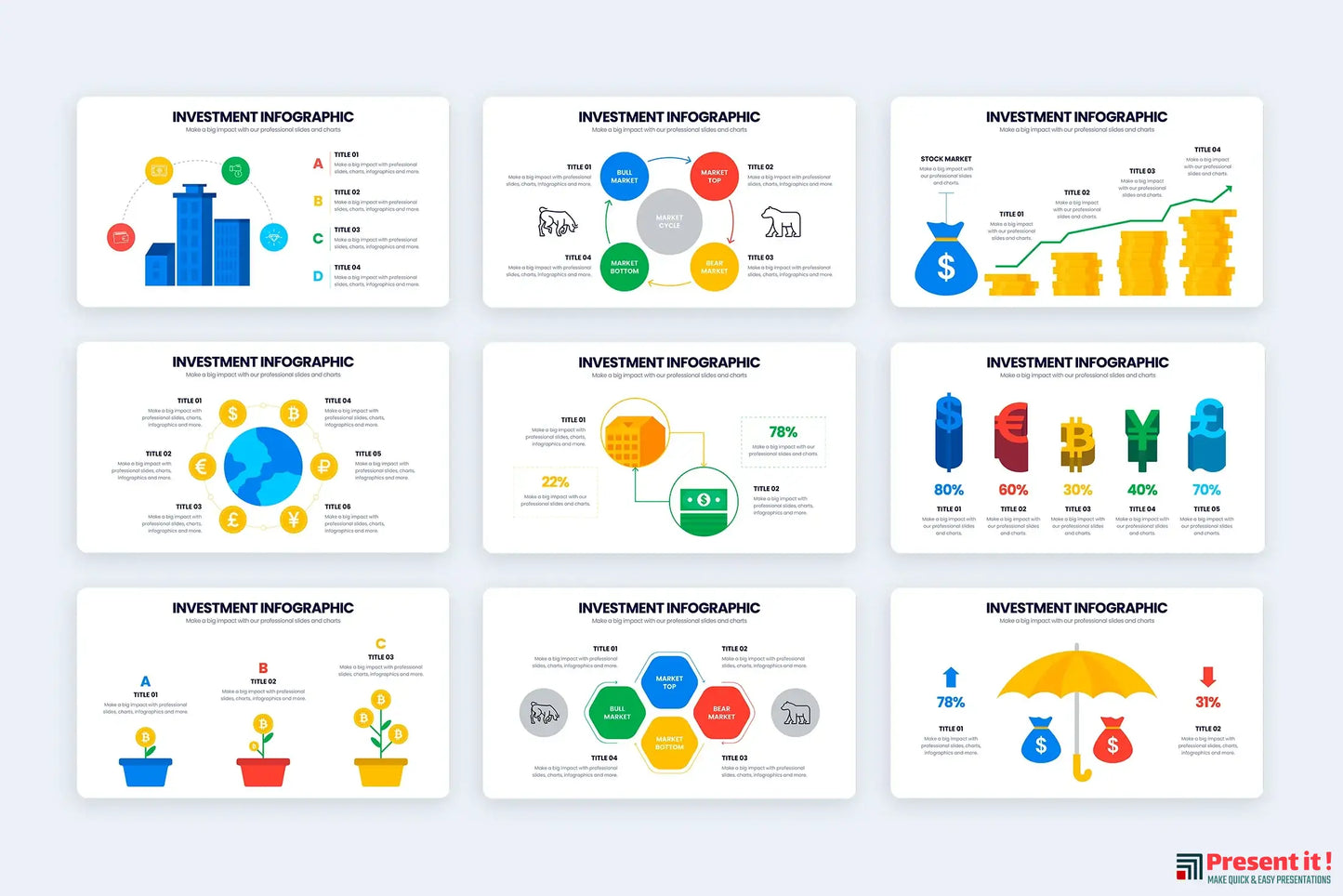 Investment Infographic Templates