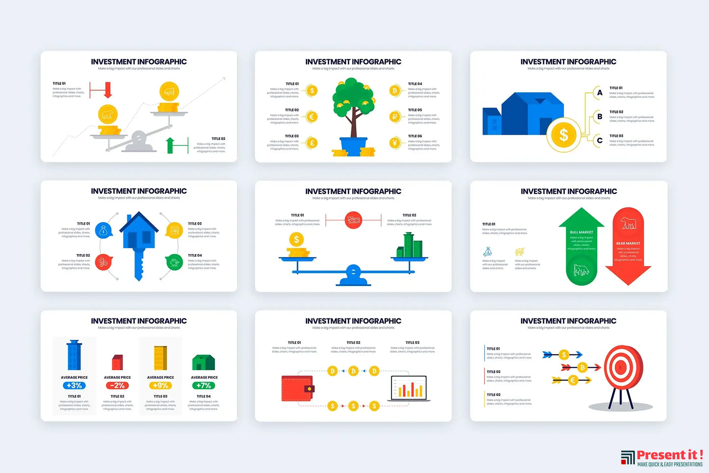 Investment Infographic Templates