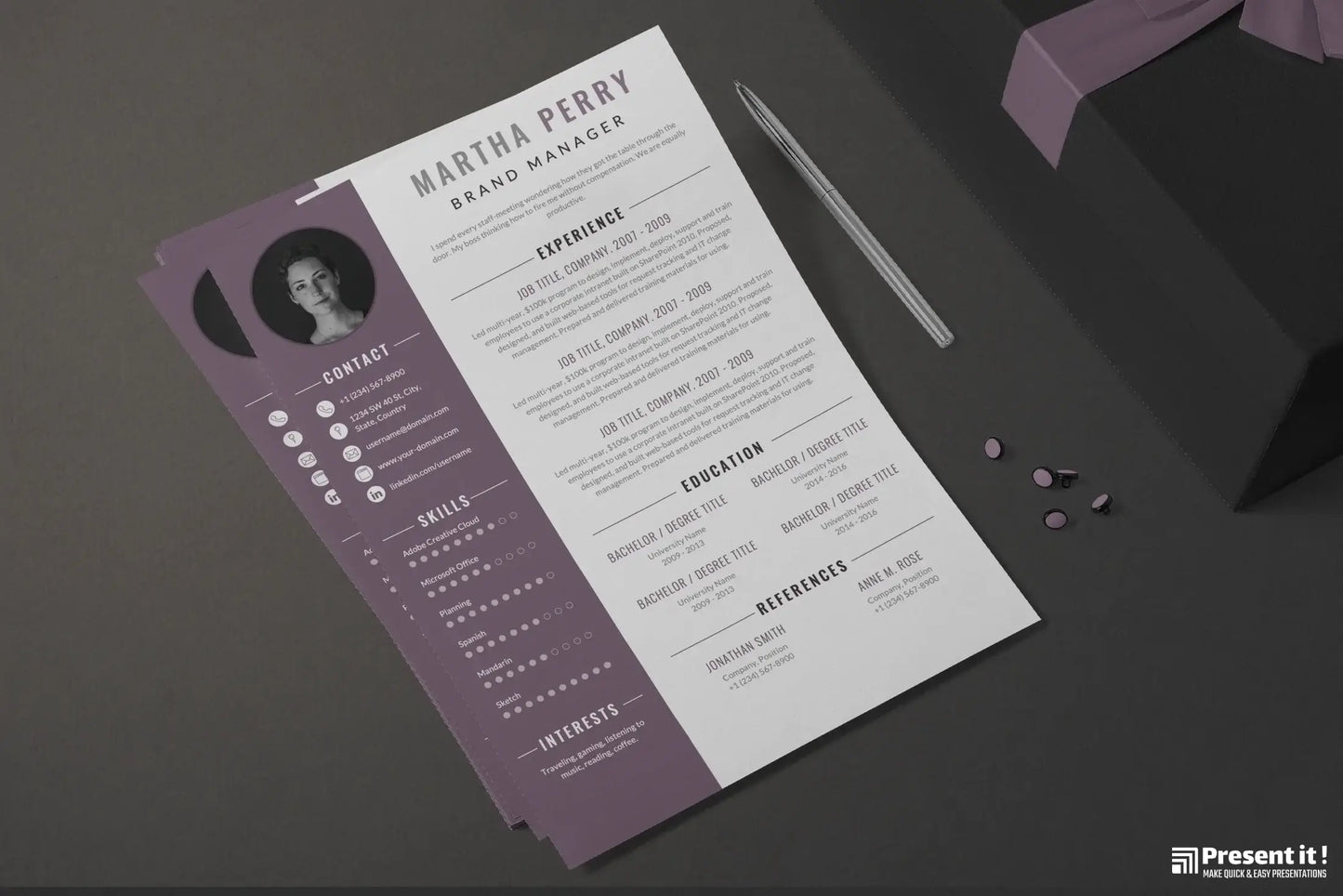 Kelly - Resume Template