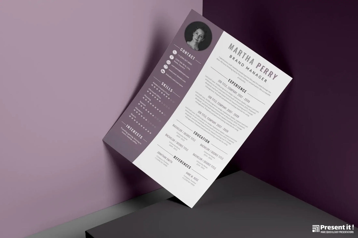 Kelly - Resume Template