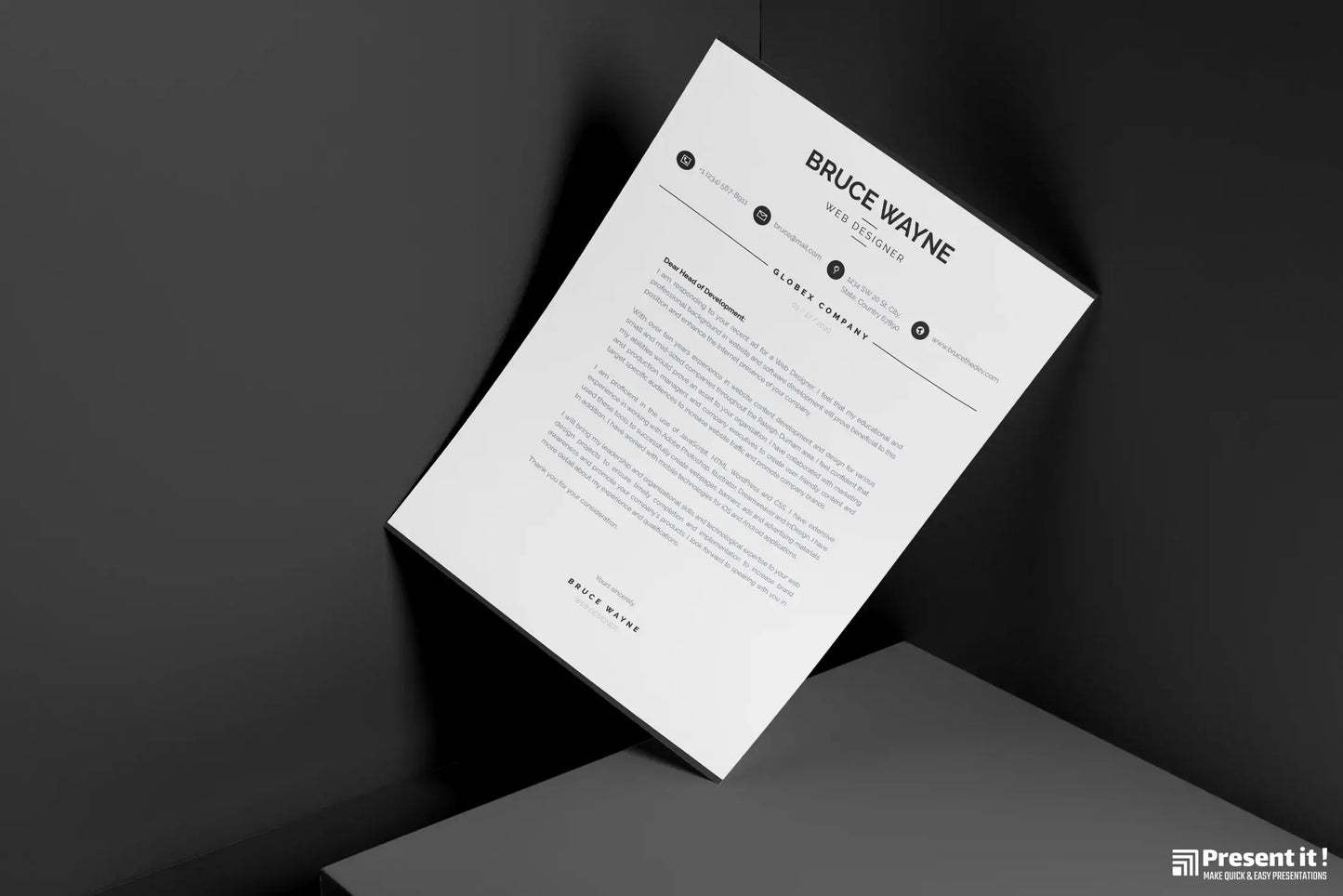 Mila Resume + Cover Letter Template