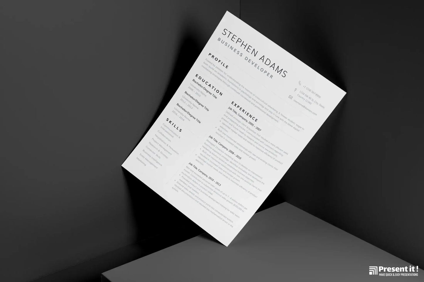 Noah - Resume Template