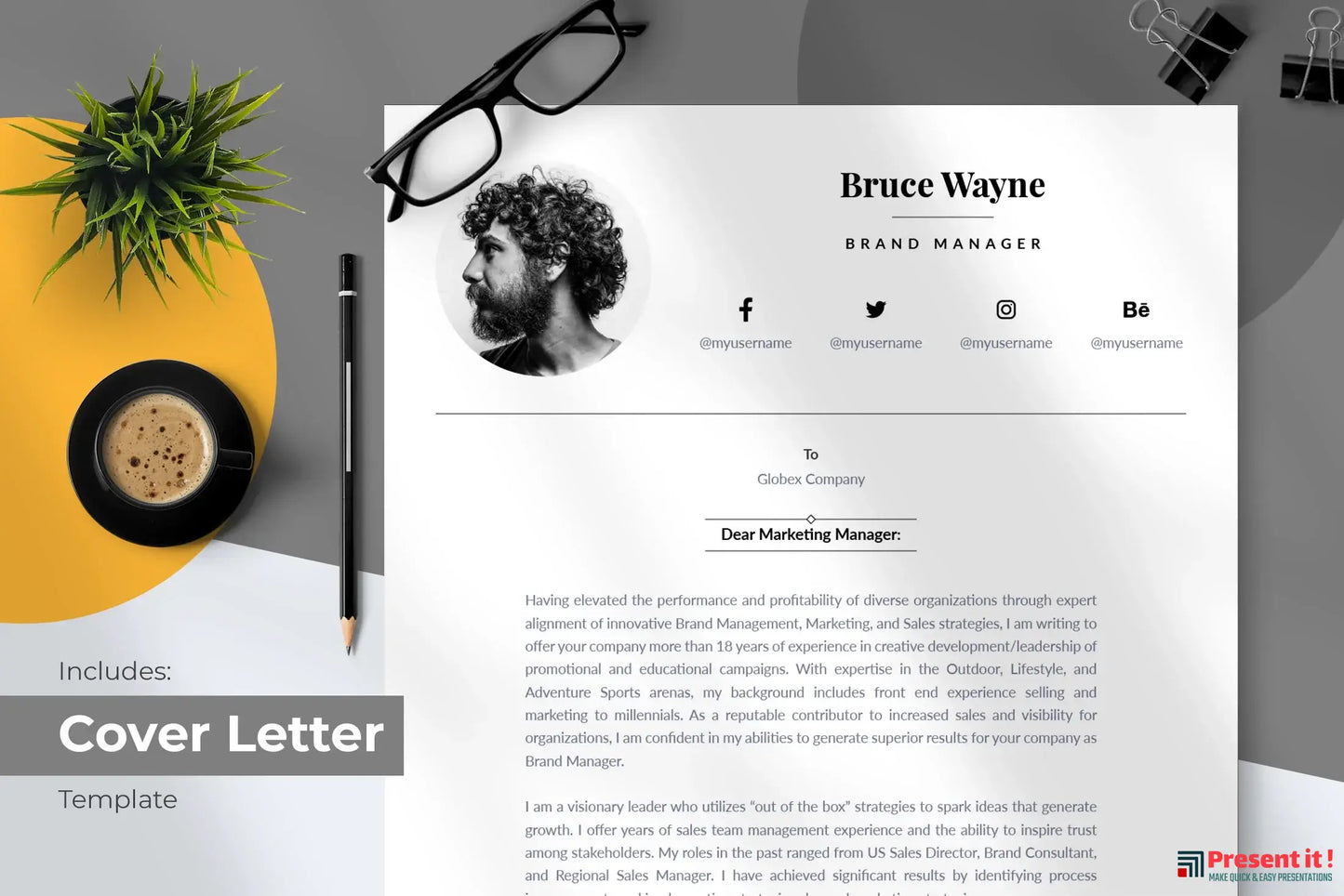 Otto Resume + Cover Letter Template