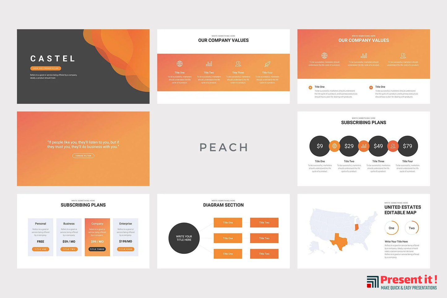 Castel Keynote Template