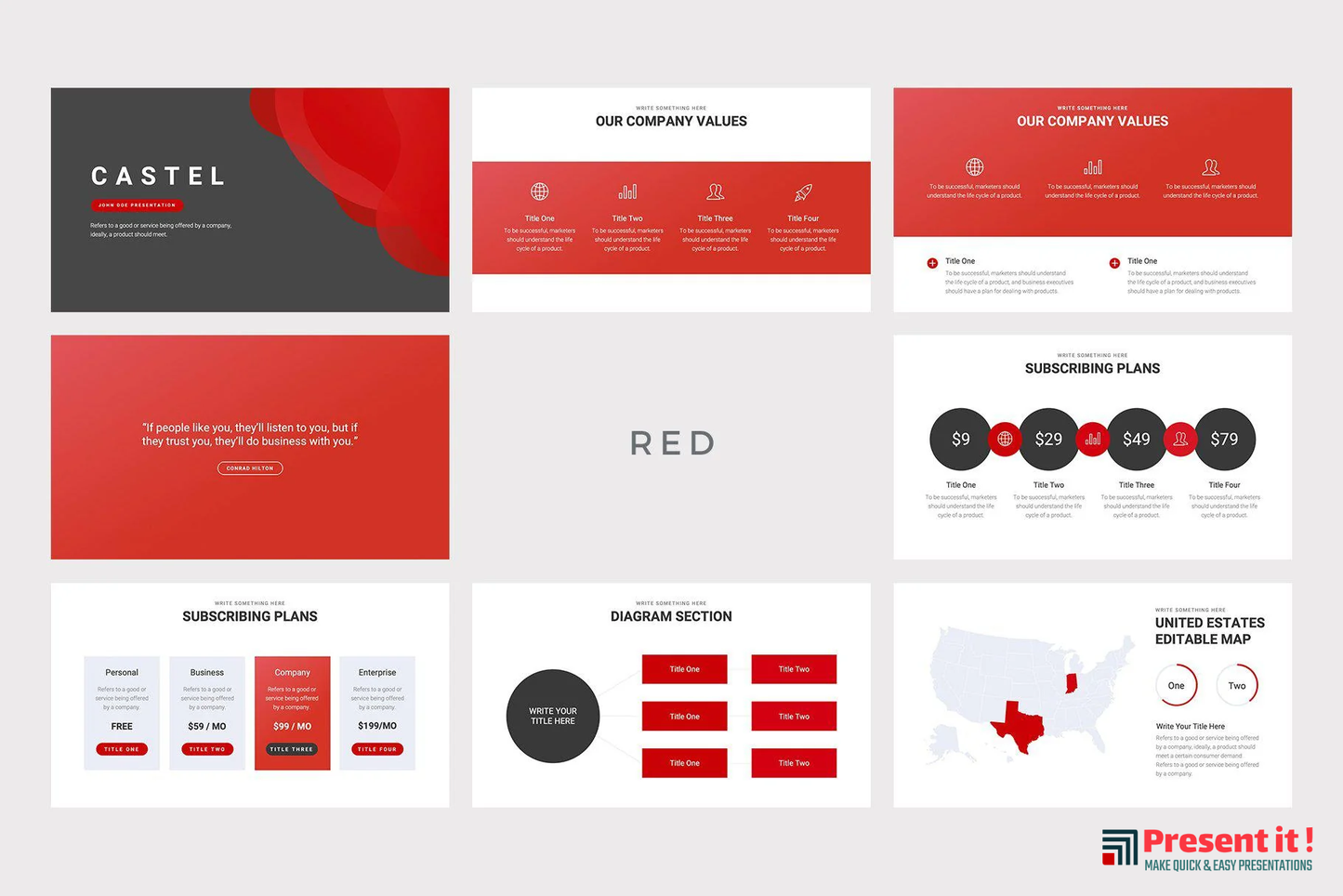 Castel PowerPoint Template