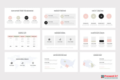 Brown Minimal PowerPoint Template