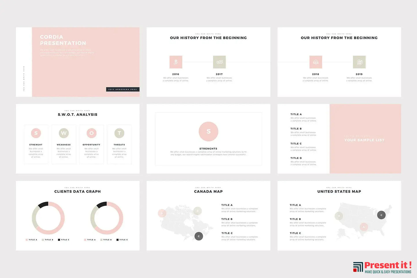 Cordia PowerPoint Template