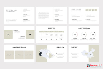 Boneti Minimalist Google Slides