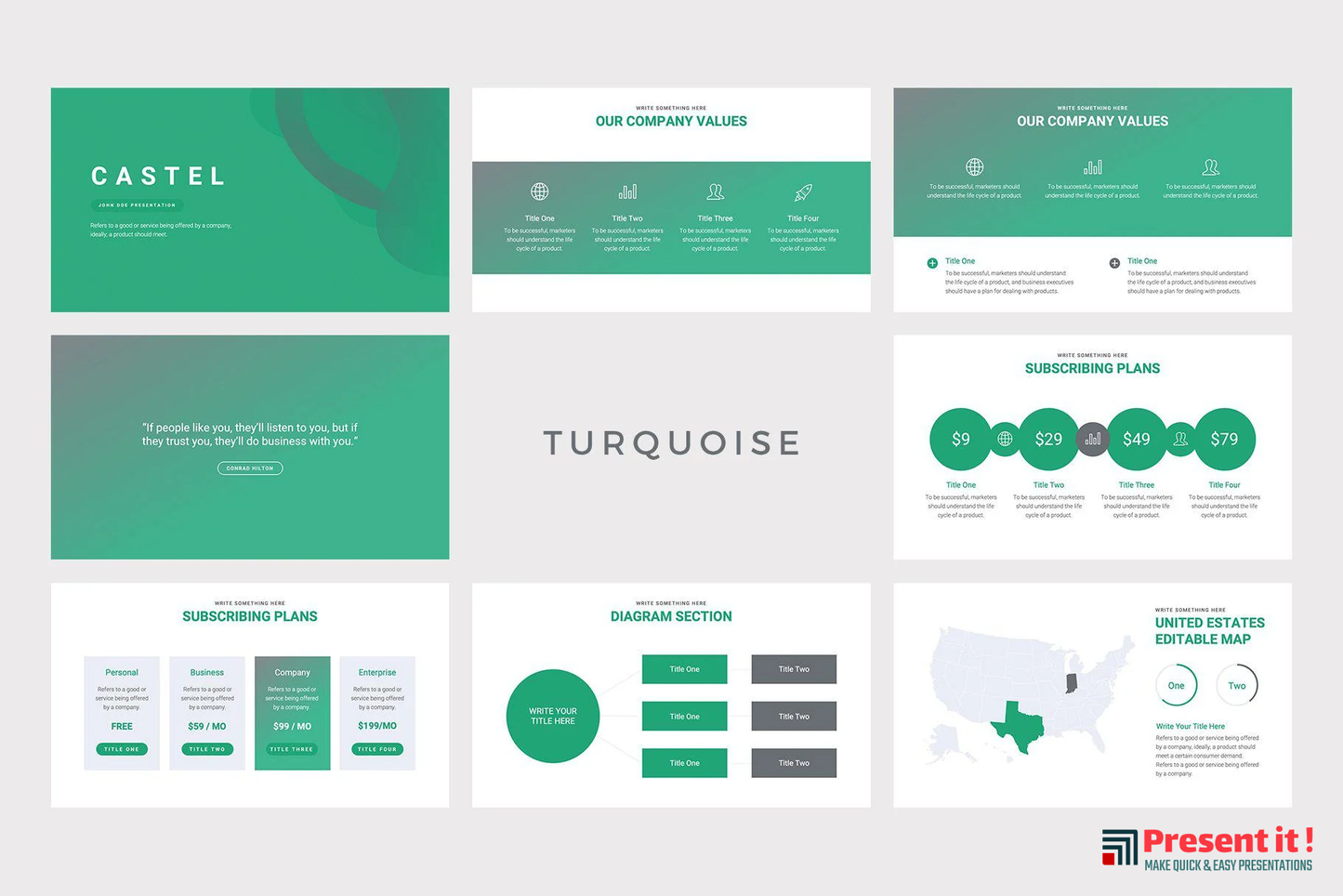 Castel PowerPoint Template