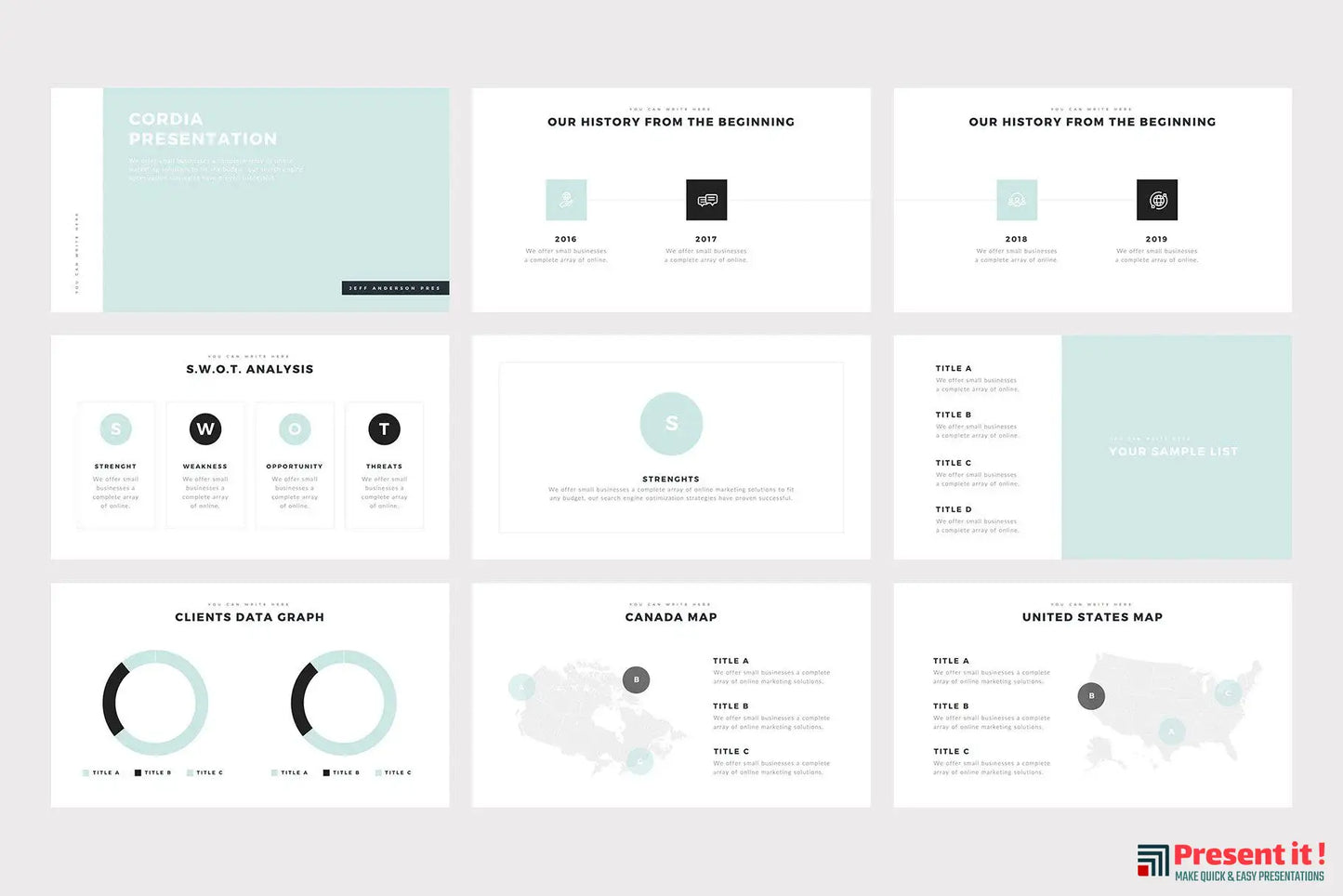 Cordia PowerPoint Template