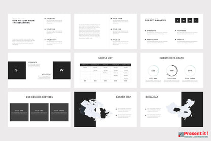 Boneti Minimalist Google Slides