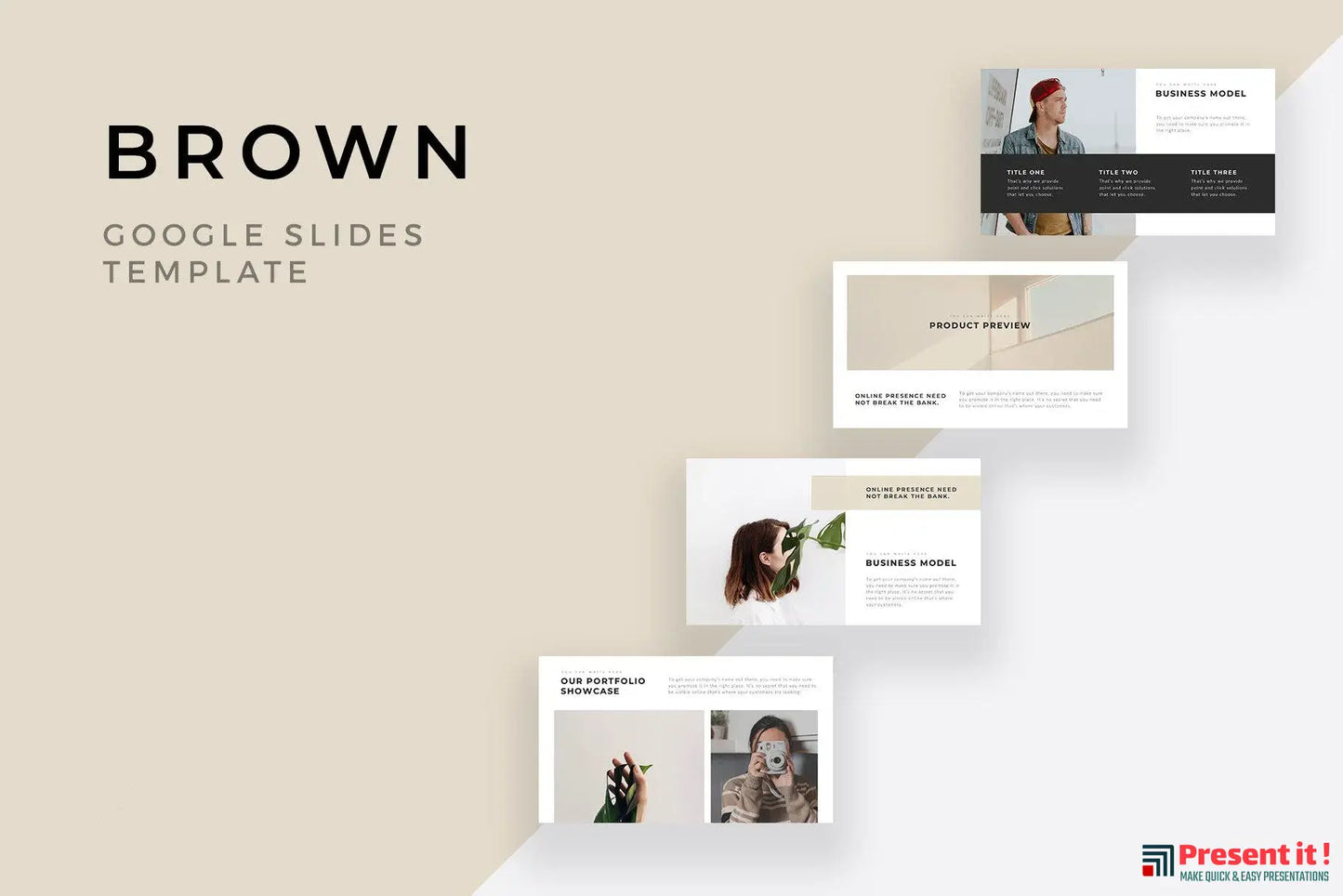 Brown Minimal Google Slides