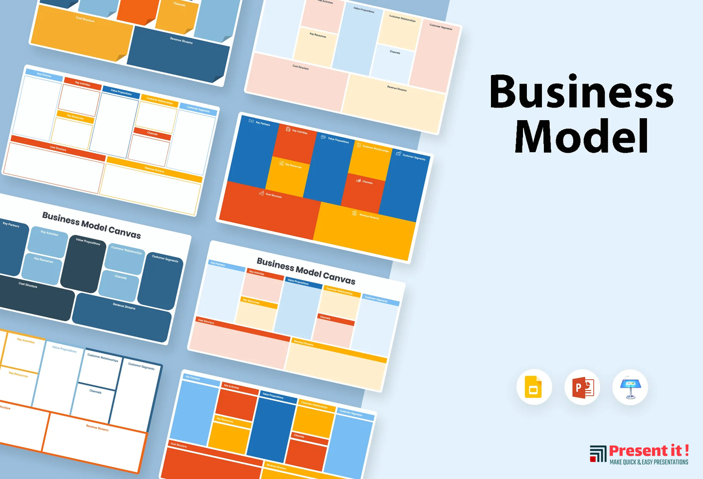 Business Model Canvas Infographics