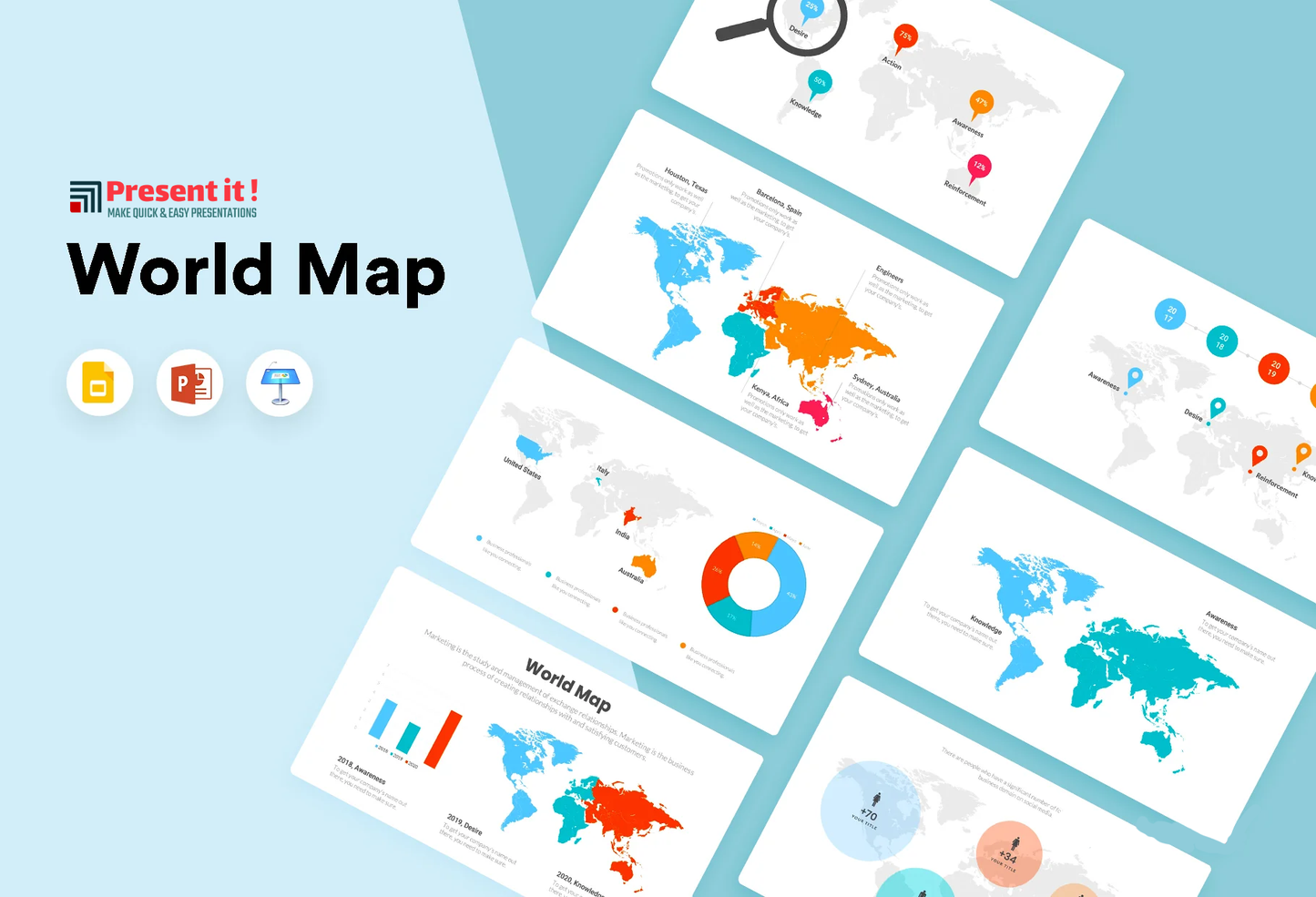 World Map Infographics