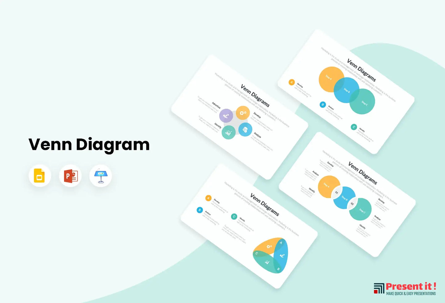 Venn Infographics Template