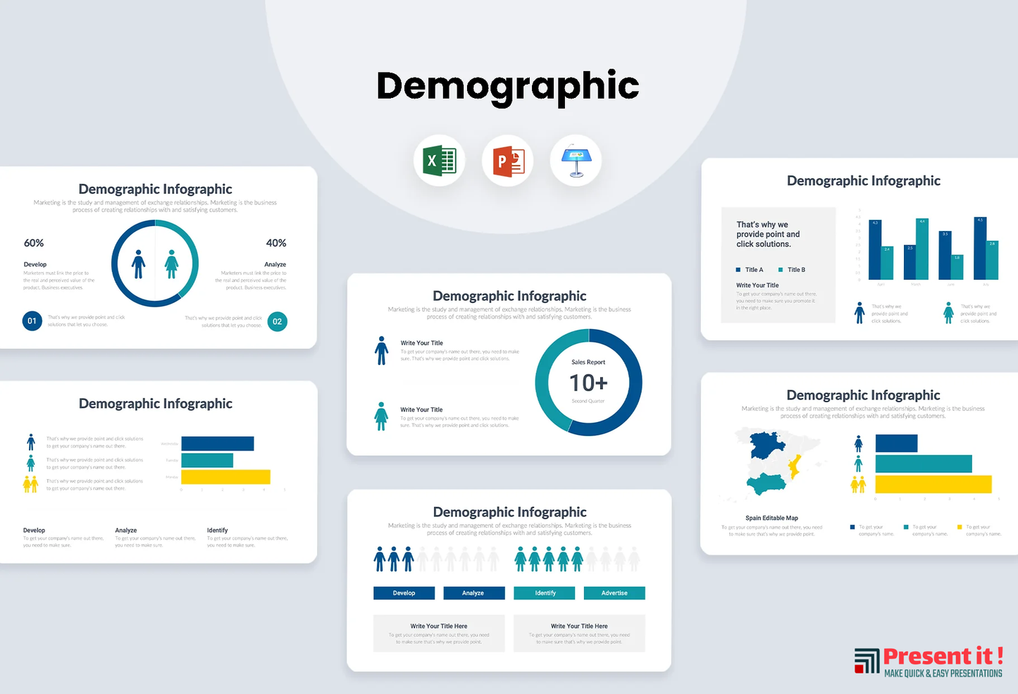 Demographic Infographics PPT