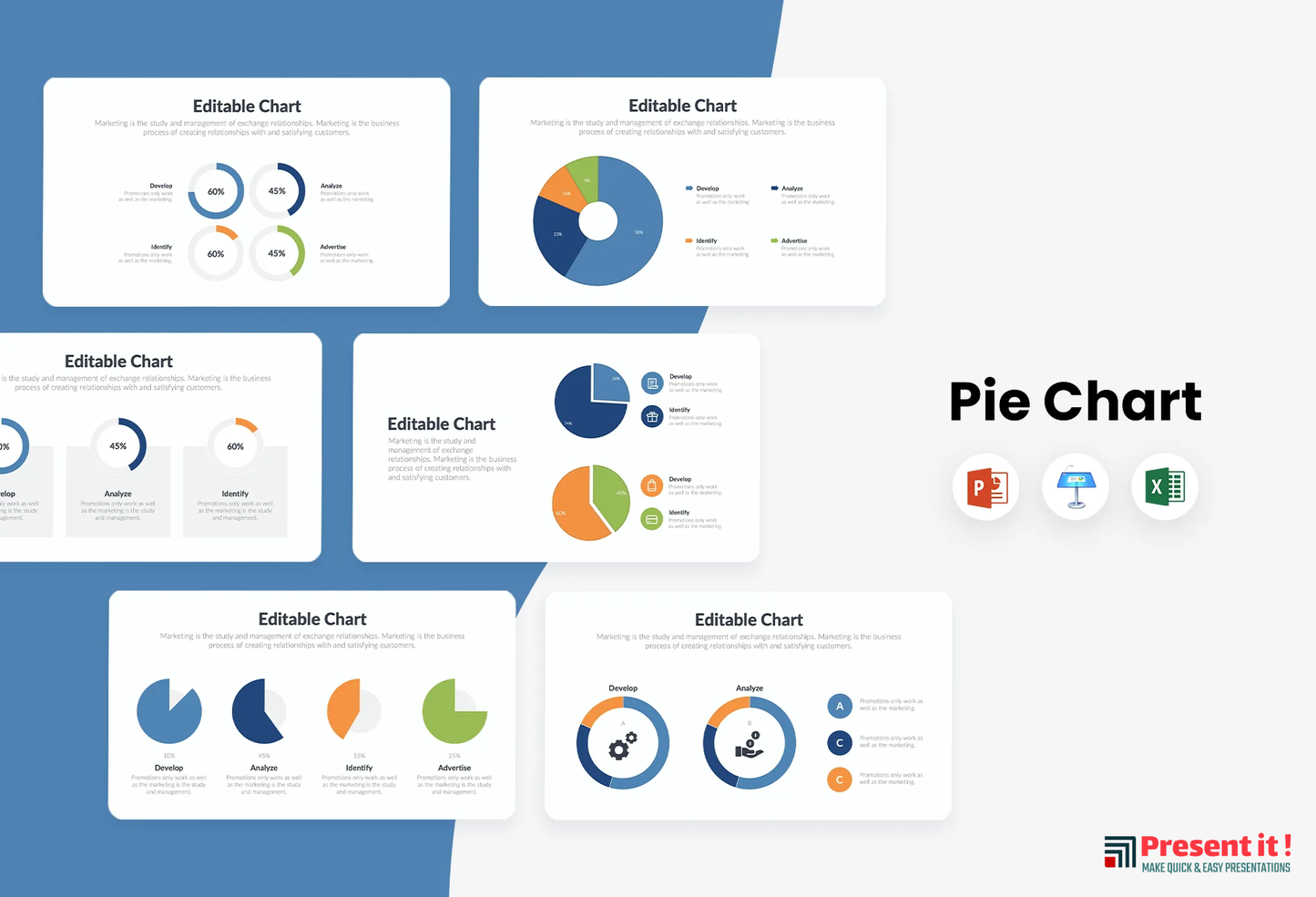 Pie Charts Infographics