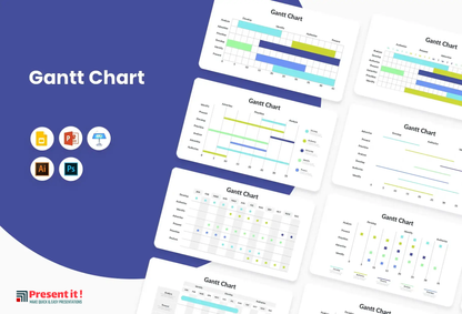 Gantt Chart Infographics