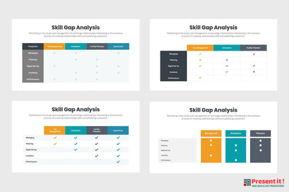 Skill Gap Analysis Infographics