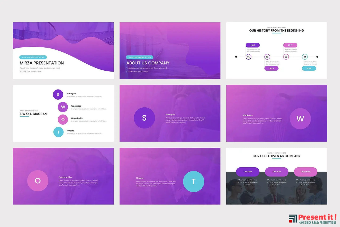 Mirza Business PowerPoint Template