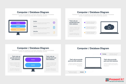 Computer and Database Infographics