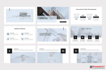 Monsieur PowerPoint Template