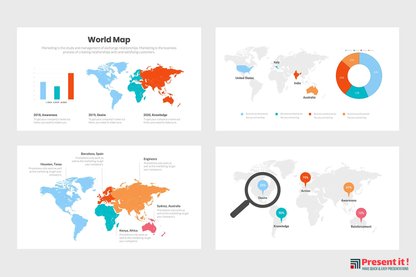 World Map Infographics