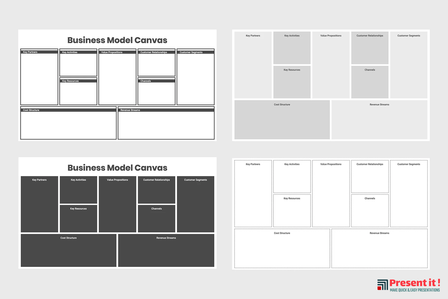 Business Model Canvas Infographics