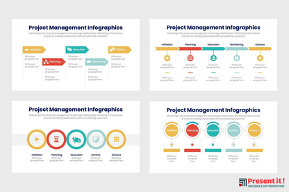 Project Management Infographics PPT