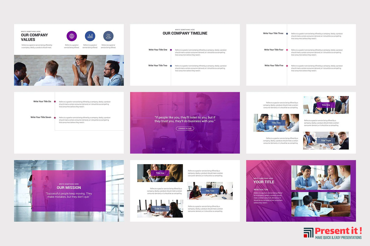 Castel Keynote Template