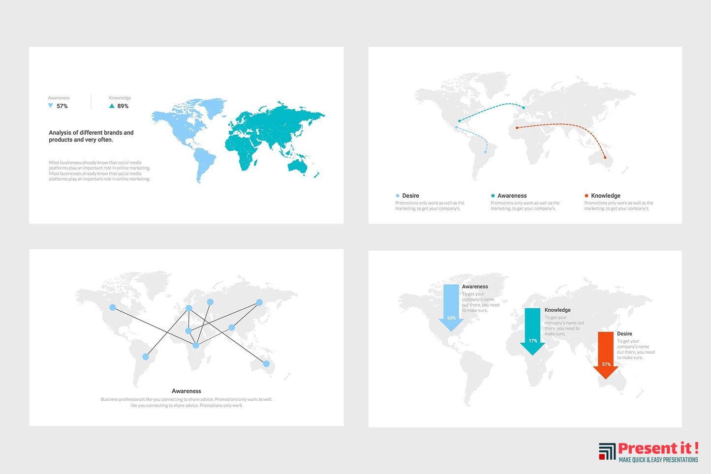 World Map Infographics