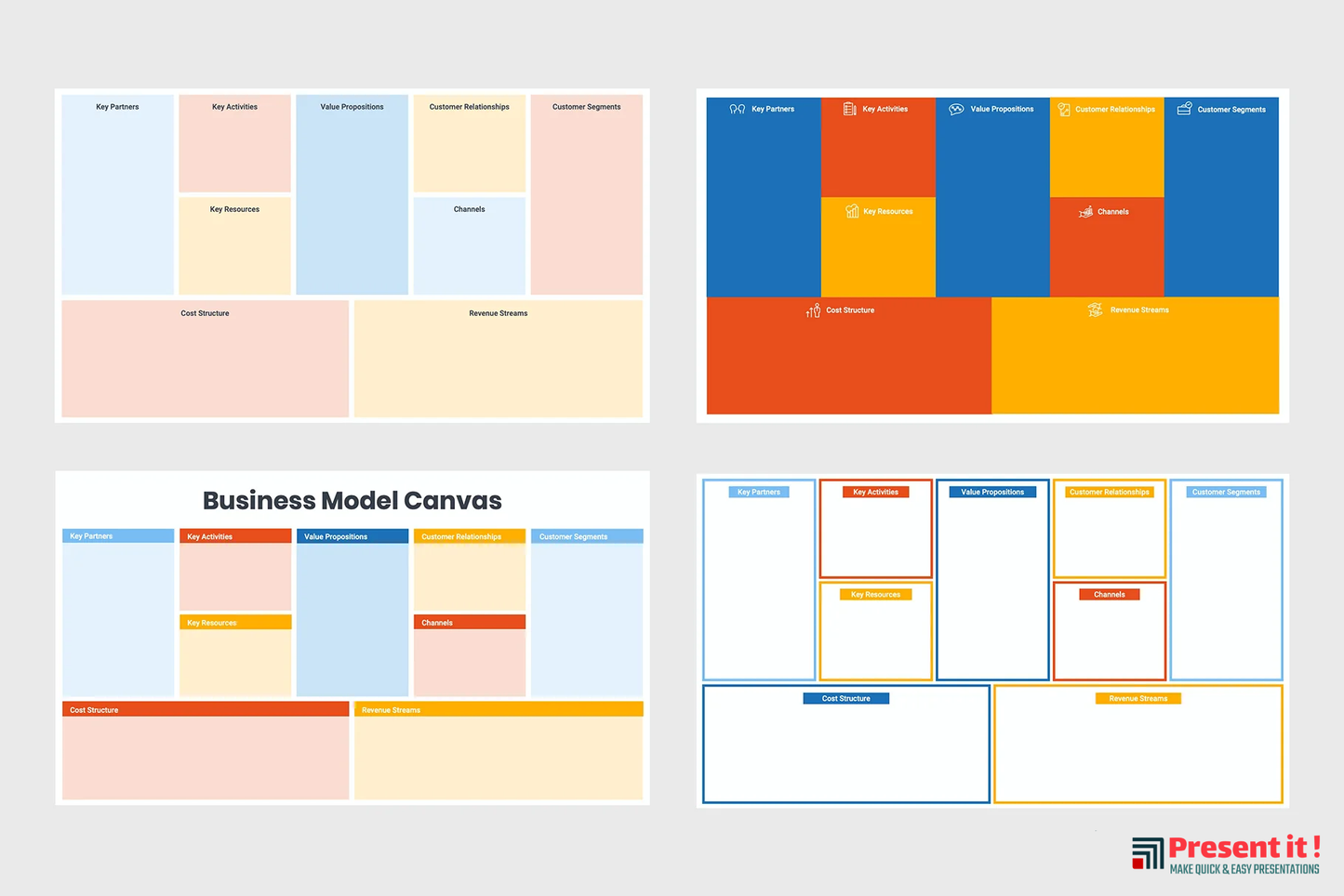 Business Model Canvas Infographics