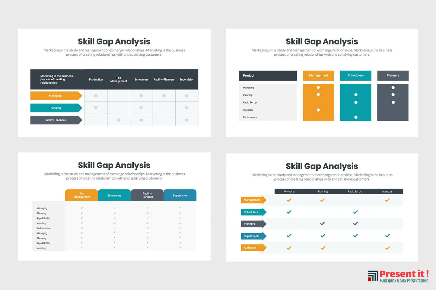 Skill Gap Analysis Infographics