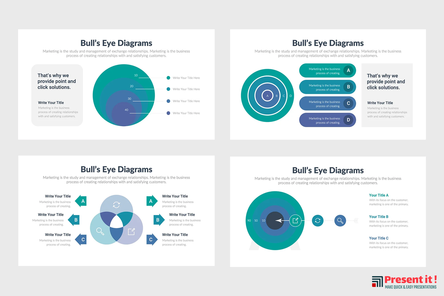 Bulls Eye Infographics