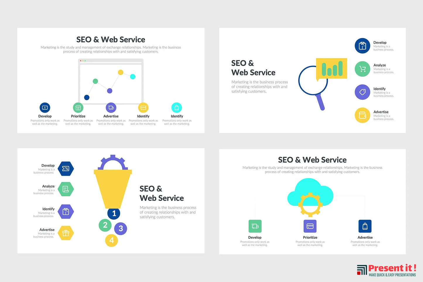 SEO And Web Service Infographics