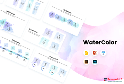 Watercolor Infographics