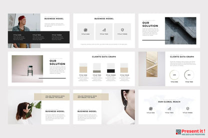 Brown Minimal Keynote Template