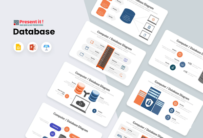 Computer and Database Infographics